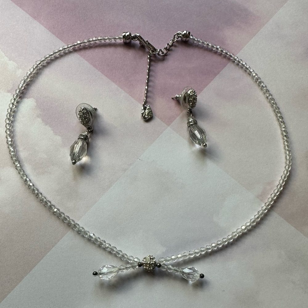 Swarovski Necklace and Earrings